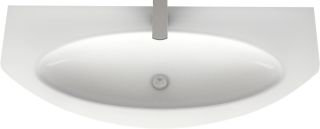 Раковина из искусственного мрамора, Cezares, 50177 белый