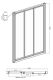 Душевая дверь Ambassador Forsa 17021102NX 110см хром/прозрачное