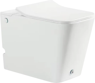 Унитаз приставной SantiLine SL-5033 безободковый с импульсной системой смыва белый