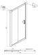 Душевая дверь Ambassador Forsa 17021117AX 110см хром/прозрачное