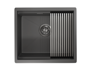 Мойка кухонная Granula 5045U, ГРАФИТ МАТОВЫЙ