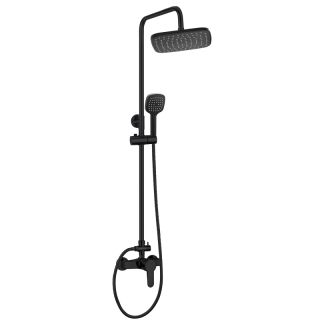 Душевая система OneLife P01-912b черный матовый