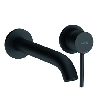 Смеситель для раковины Kludi BOZZ BLACK  SET 382453976S черный