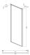 Боковая стенка Ambassador Elysium 90KX 90см хром/прозрачное