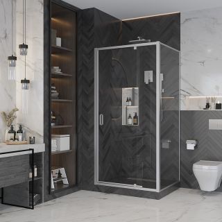 Душевой уголок Ambassador Elysium 111021103KX-90KX 90x90см хром/прозрачное