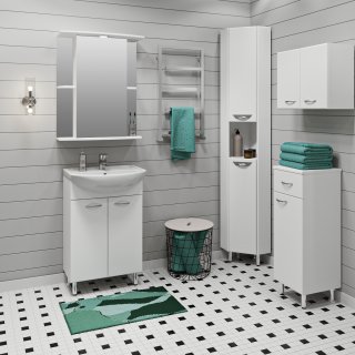 Тумба под раковину Runo  (под умывальник Уют 60) Уют 60 (00000000067)