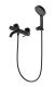 Смеситель для ванны с душем Wonzon & Woghand Stick WW-88639017-MB чёрный матовый