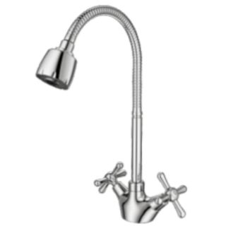 Смеситель для кухни Prohanss P10.43 с гибким изливом и режимом душ хром