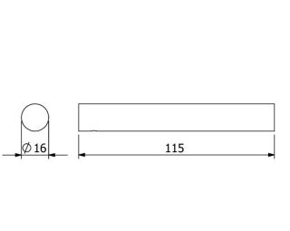 Держатель запасного рулона бумаги Kludi Vela R 5897239 чёрный матовый