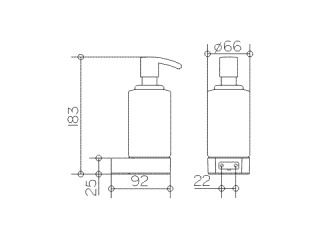 Дозатор пены Keuco Plan 14957019000 хром