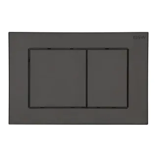 Клавиша смыва Black&White Universe 09530 оружейная сталь