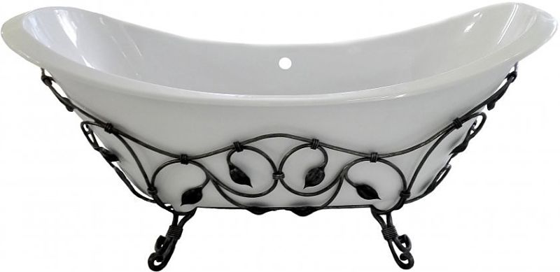 Кованая подставка для ванны Эстет Скарлетт В ФР-00001487 патина