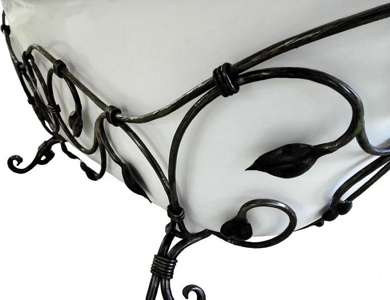 Кованая подставка для ванны Эстет Скарлетт В ФР-00001487 патина