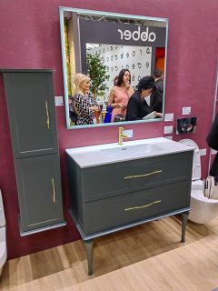 Колонна подвесная Cezares с двумя распашными дверцами, реверсивная TIFFANY 55335 Verde opaco