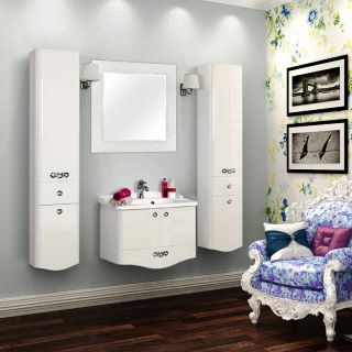 Тумба под раковину Акватон Венеция 75см белый 1A150901VN010