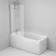 Шторка на ванну Am.Pm Tender W45BS-D3W5-140CT 140x80см хром