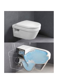 Унитаз подвесной Villeroy  Boch Omnia Architectura 5684HR01 alpin, безободковый c крышкой