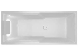 Акриловая ванна с подсветкой Riho Still Shower LED B103003005 180х80см светодиоды и подголовник справа белый