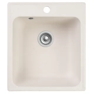 Мойка кухонная Reflexion Quadra 43-WH RF0243WH белый