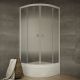 Душевой уголок Triton Лайт Щ0000061813 90x90 см профиль белый стекло с узором