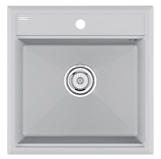 Мойка кухонная Paulmark Stepia PM115051-GRS серый дым