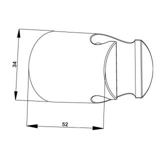 Держатель для душа Swedbe Calypso 5024B чёрный