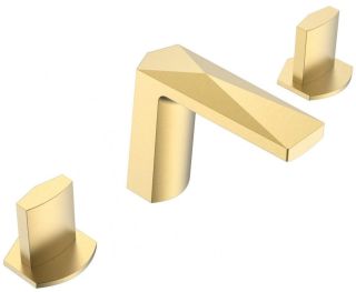 Смеситель для раковины Boheme Venturo 150-MG-ICE золото матовое