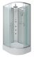 Душевая кабина Niagara NG-33394-14LBKTG с гидромассажем 130x90см серебро/матовое