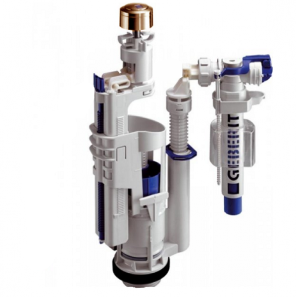 Механизм двойного слива Kerasan 7509K3 бронза