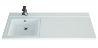 Мебельная раковина Onika 612001 левая 120см белый