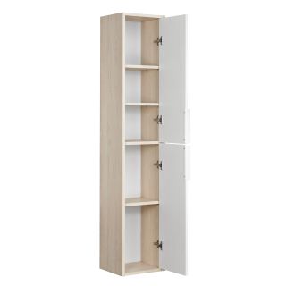 Шкаф Акватон Рико белый/ясень фабрик 1A216603RIB90