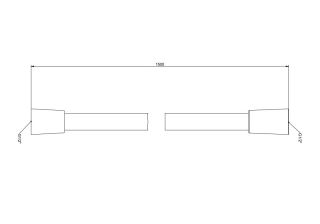 Душевой шланг Gessi Сromalux 01637.031 150 см хром