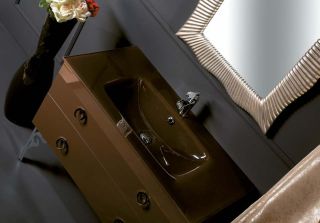 Тумба под раковину Armadi Art Neoart 80см шоколад 831-080-DB