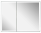 Зеркало-шкаф с подсветкой Continent Allure МВК044 с датчиком движения 100см белый