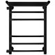 Полотенцесушитель водяной Indigo Brace LBCW60-40PBRL-б/п-50 60x40 см чёрный муар