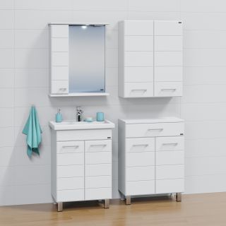 Напольная тумба под раковину Санта Омега 207044 60 см белый