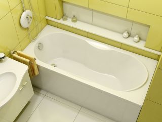Акриловая ванна Relisan Eco Plus Мега 160x70 Гл000015091 без гидромассажа