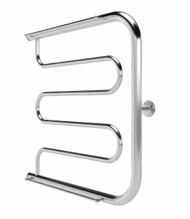 Полотенцесушитель водяной Indigo Фокстрот Standart FSW60-50P с полкой 60x50 см хром