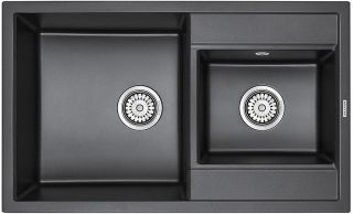 Мойка кухонная Paulmark Tandem PM238250-BL чёрный
