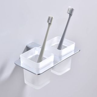 Стакан для ванной комнаты Raglo R301.08 двойной хром