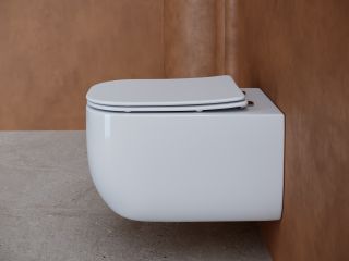 Подвесной унитаз Ceramica Nova Noel CN3013 безободковый белый