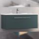 Тумба под раковину подвесная Velvex Posse tp.POS.OSK.105.1Y верде, 105 см