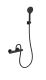 Смеситель для душа Wonzon & Woghand INN 5 WW-B1005-A-MB с термостатом чёрный матовый
