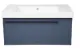 Тумба под раковину La Fenice Elba  FNC-01-ELB-BG-80 матовая синяя 80 см