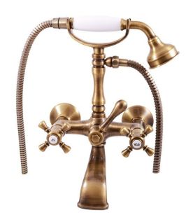 Смеситель для ванны Rav Slezak Morava Retro MK360.5/2SM бронза