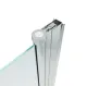 Душевая дверь Triton Дабл Щ0000036861 90 см профиль хром стекло прозрачное
