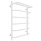 Полотенцесушитель водяной Laris Стандарт 73208012БМ с полкой П6 50x70см белый матовый