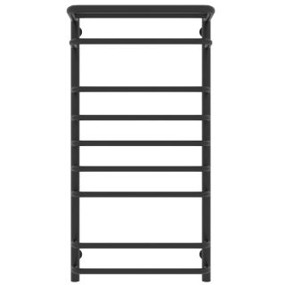 Полотенцесушитель водяной Laris Стандарт 73208013ЧМ с полкой П9 50x100см чёрный матовый