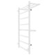 Полотенцесушитель водяной Laris Лавина 73208028БМ левый с полками П9 50x80см белый матовый