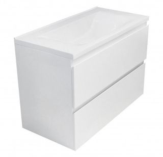 Подвесная тумба под раковину Эстет Bali ФР-00002079 100см два ящика белый